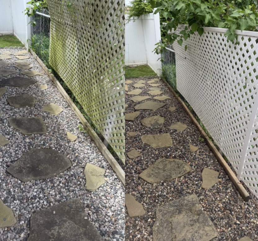 Pathway before and after
